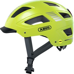 Fahrradhelm ABUS "HYBAN 2.0 MIPS" Gr. L, gelb (signal gelb), Helme, L Kopfumfang: 56cm - 61cm