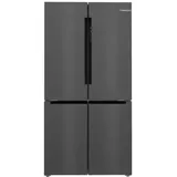 Bosch Serie 6 KFN96AXEA, Freistehend, French door, Schwarz, Berührung, LED, An Tür