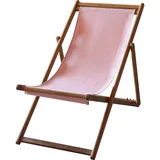 Primaster Karla Gartenliegestuhl 200 x 60 x 80 cm Rosa