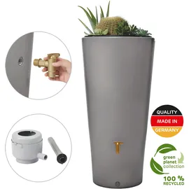 4rain VASO 2in1 Regenspeicher 220 l zinkgrau