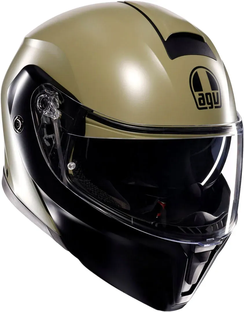 AGV Streetmodular Mono, Klapphelm - Matt-Oliv/Schwarz - M