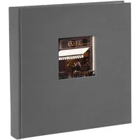 Goldbuch Bella Vista Grau, 60 weiße Seiten Buchalbum