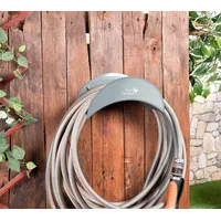 Royal Gardineer Stahl-Wandhalter Gartenschlauch 13 x 28 x 12