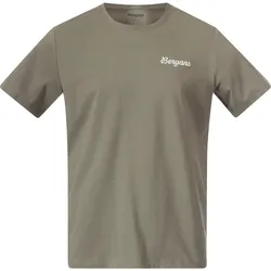 Bergans Nordmarka Organic Cotton Print Tee Men green mud (12731) XXL