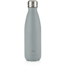 Reer Colour Edelstahl-Isolierflasche |Gesamtvolumen 500ml | Perfekte Isolation | bis zu 24 Stunden | Edelstahl | Grau