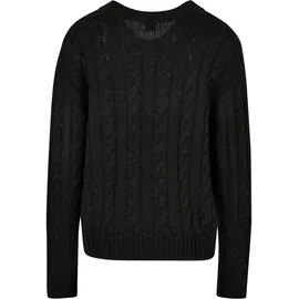 URBAN CLASSICS Boxy Strickjacke Black 5XL