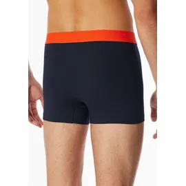 SCHIESSER 95/5 Baumwolle, Single-Jersey Pants 5er-Pack in Dunkelblau/Blau/Orange L