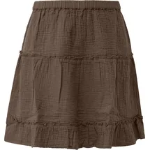 QS Musselin-Rock Miniröcke Braun 38
