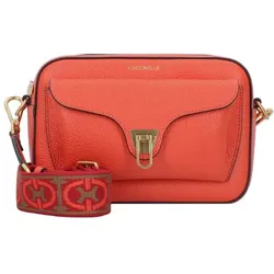 Coccinelle Beat Soft Ribb Umhängetasche Leder 21 cm gazpacho