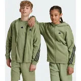 Adidas Future Icons 3-Streifen Kapuzenjacke Tent Green / Black 128