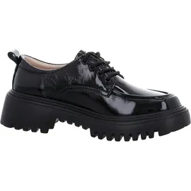 Artiker Damen Plateau Schnürschuhe für Damen, schwarz, 39 EU