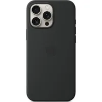 Apple iPhone 16 Pro Silikon Case mit MagSafe schwarz