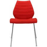 Kartell Maui Soft Sessel, Plastik, rot, 56 x 85 x 55 cm