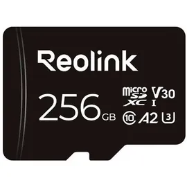 Reolink MicroSDXC Speicherkarte, Klasse 10 U3 TF Speicherkarte, kompatibel mit Reolink Überwachungskamera, 256GB