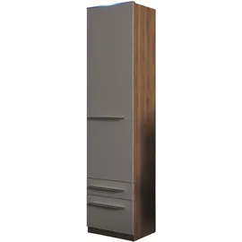 Priess Wäscheschrank Barcelona 48 x 193 x 36 cm Weiß