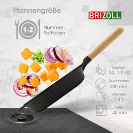 BRIZOLL Bratpfanne 22 cm