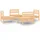 vidaXL 4-tlg. Garten-Lounge-Set Massivholz Kiefer