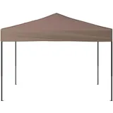 vidaXL Faltpavillon 3 x 3 m inkl. 4 Seitenteile Grau/Schwarz