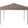 vidaXL Faltpavillon 3 x 3 m inkl. 4 Seitenteile Grau/Schwarz