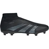 Adidas Unisex Predator League Laceless Firm Ground Football Boots Fußballschuhe, Core Black/Carbon/Core Black, 42 EU