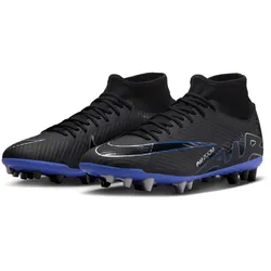 NIKE Mercurial Superfly 9 Academy AG Fußballschuhe 040 - black/chrome-hyper royal 42.5
