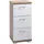 byLIVING Nebraska Badschrank 35,5 x 74 x 31,5 cm hell-braun/weiß