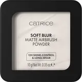 Catrice Soft Blur Matte Airbrush Powder Mattierender Puder zum Fixieren Farbton 001N 10 g