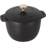 Staub La Cocotte Reis-Cocotte 16 cm, rund, Schwarz, Gusseisen