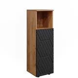 Vicco Midischrank Irma Goldkraft Eiche/Anthrazit 30 x 95 cm
