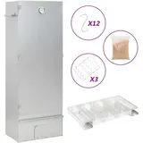 Best Möbel Räucherofen mit Kaltrauchgenerator Verzinkter Stahl - Gasgrills CL1222788 2parcel - Silber