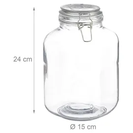 Relaxdays Einmachglas 3 l