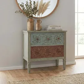 Mendler Kommode Aveiro Sideboard Schrank Shabby-Look, Vintage, 80x79x40cm