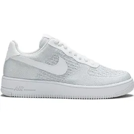 Nike Air Force 1 Flyknit 2 White Pure Platinum - EU: 42.5 - Weiß/Grau - 42.5