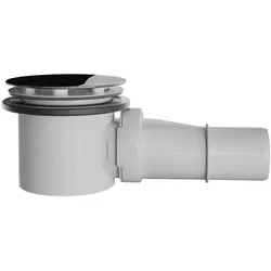 Visolva Flow reinigungsfreier Siphon mit Deckel, Montagezubehör,