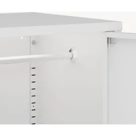 [en.casa] Kleiderschrank Esteli 80 x 170 x 45 cm Weiß