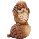 Trendline Dekofigur Eule Terracotta 23 Cm Braun Beige Dekofigur - Trendline