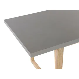 Beliani Gartenmöbel Set 6-tlg. Grau