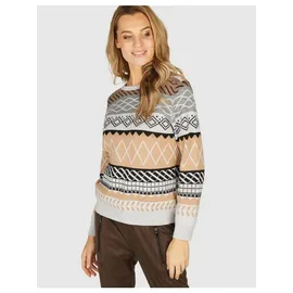 NAVIGAZIONE Rundhalspullover beige L