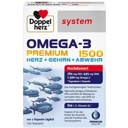 Doppelherz Omega-3 Premium 1500 System Kapseln