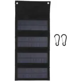40-w-monokristallin-solarpanel-rucksack, 4-fach Faltbar, Notladegerät Für Wandern Und Camping, Schwarz