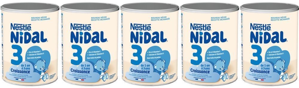 Nestlé® Nidal® Croissance 3 5x800 g Poudre