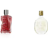 D by Diesel Red Parfüm | Eau de Parfum für Herren 100 ml + Diesel Fuel For Life Homme Eau de Toilette 125ML