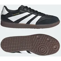 adidas Predator Freestyle IN Fußballschuh - Core black/cloud white/gold met. 39 1/3