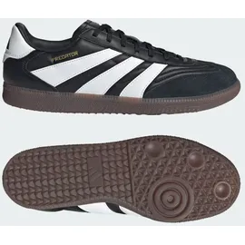 adidas Predator Freestyle IN Fußballschuh - Core black/cloud white/gold met. 39 1/3