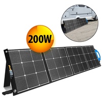 plenti SOLAR Solarpanel 200W tragbar faltbar Fotovoltaik Solarkraftwerk