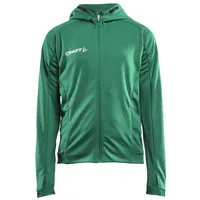 Craft Evolve Kapuzen-Trainingsjacke Kinder 651000 team green 146/152