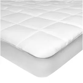 Feluna Mikrofaser Matratzenschoner 200 x 200 cm weiß