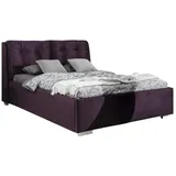 Xlmoebel Bett Luxuriöses Designbett aus hochwertigen Textilien für ein zeitgemäßes (1-tlg., Bett), Hergestellt in Europa lila