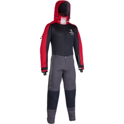 ION Fuse Drysuit 4/3 BZ DL black/red 22 Trockenanzug Neo warm, Größe: 52|L