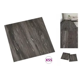 vidaXL Pvc-fliesen Selbstklebend 55 Stk. 5,11 M2 Dunkelgrau Vidaxl